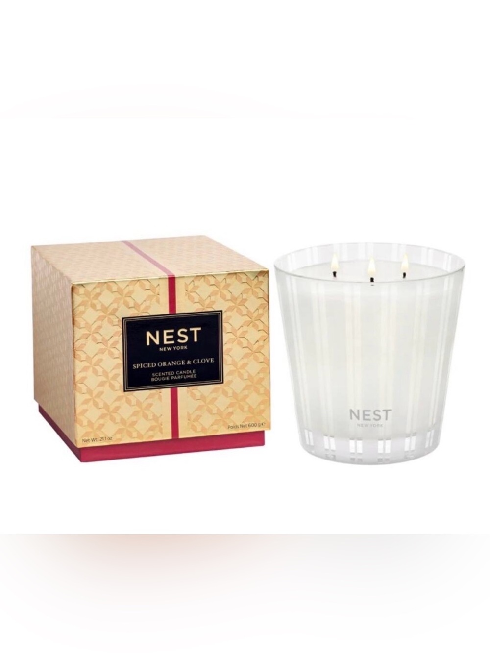 NIB! Nest New York Wellness Spiced Orange & Clove Candle 3-Wick Candle 21oz